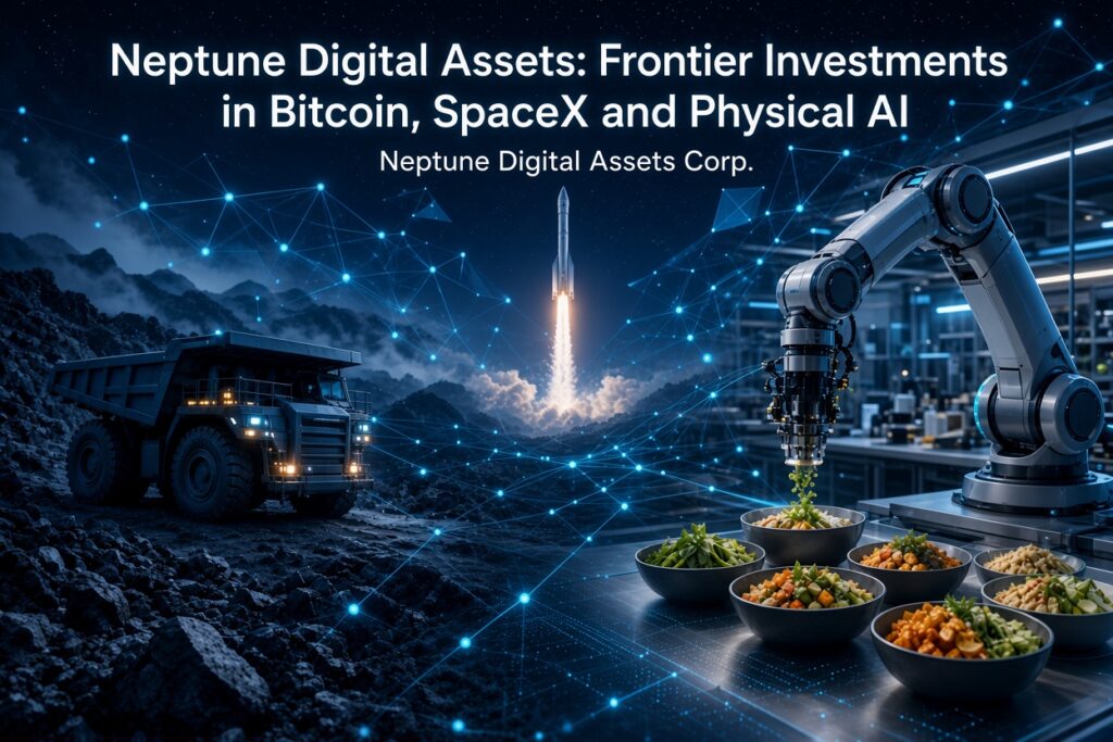 Neptune Digital Assets Builds a Portfolio of Transformative Technology Holdings